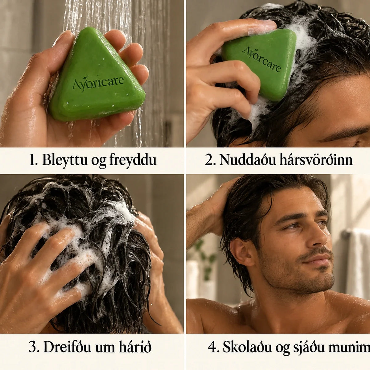 Ayoricare kóreska hársvarðarstykkið