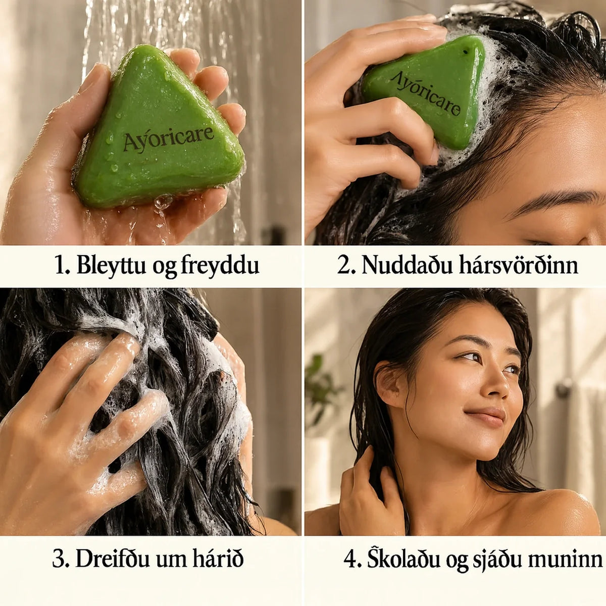 Ayoricare kóreska hársvarðarstykkið
